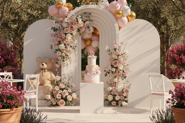 1-Mixed-Textures-4-Piece-Arched-Backdrop-For-Rent
